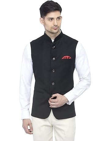 black sadri coat