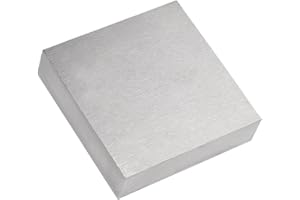 UNICRAFTALE 1 bloque de banco de trabajo, yunque cuadrado, bancos de trabajo, herramientas de joyería planas, bloque de metal para joyería, reparación de estampación, herramientas de bricolaje