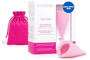 INTIMINA Lily Cup storlek A - Tunn menskopp, menstruationskopp med upp till 8 timmars användning