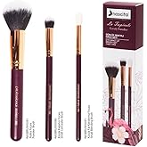 Nascita Burgundy Daily Makeup Brush Set (3some) - 93