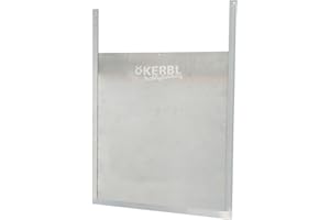 Kerbl Schiebetür inklusive Führungsschienen, Größe L, B x H 43 x 40 cm, einfache Montage, Türe für Hühnerstall, 70580