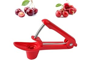 LILIKAI Denoyauteur Olives,Denoyauteur cerises en acier inoxydable Dénoyauteur cerises Denoyauteur fruits Cherry Corer Entferner Hand Fruit Denoyauteurde cerises,pour fruits cerise baie fruitl