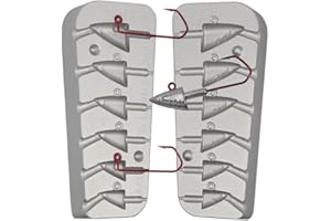 Moules alciumpeche Moule A PLOMBS TETES PLOMBEES Tete Poisson 6-8-10-12-15-20 GRS - MOU108