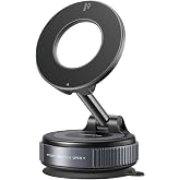 Joyroom Magsafe Car Mount, Vacuum Car Phone Mount with Strong Magnet, 360&deg; Metal Strut Suction Cup Phone Mount for iPhone 17 