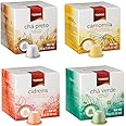 Mixed Box of Tea Nespresso Compatible Herbal and Fruit Tea Camomille Green Black & Lemon Balm Pods 40 Pack - by Torrié Capsules Variaty Blend Mix 40 Drinks