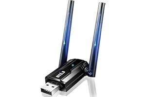 GONEW21 Adaptateur Bluetooth PC 5.3, Adaptateur Bluetooth USB Longue Distance 150 m, clé Bluetooth Plug and Play, Compatible avec Windows 11/10/8.1