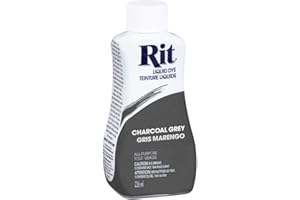 PLUSH ADDICT Rit - Tintura liquida per tessuti, 236 ml, 36 colori Charcoal Grey