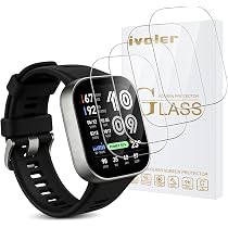Blueshaweu 3 Vetri Temperati Per Amazfit Bip Max – Protezione 9H Antigraffio Con Alta Sensibilità