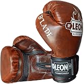 Leon Blade Training Boxing, Kick Boxing and Muay Thai Gloves Antique Coffee Color
