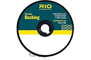 RIO Products Dacron geflochtene Rückseite, Fliegenfischschnur, glättendes Geflecht, 91,4 m