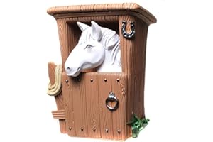 Kremers Schatzkiste Skarbonka koń w stajni 14 cm świnka skarbonka skarbonka konia biała