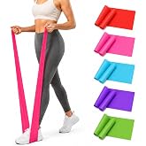 Orret Home 150 cm Pilates Bandı, Orta Sertlik Egzersiz Bandı, Esnek Latex Diren&ccedil; Lastiği, Yoga Fitness Fizik Tedavi Esneme ve