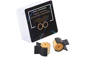 Paullice Moustache Roue d'entraînement Guidon-Guidon Roue d'entraînement Moustache Hommes modèle de Style de Moustache Outil de Mise en Forme de Barbe Noir(Couleur)