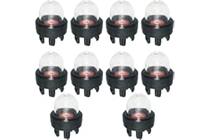 Burbuja de Aceite de Motosierra, CTRICALVER 10 piezas Cebador Motosierra, Carburador Burbuja de aceite para Cortasetos cortadora de césped Motosierra Accesorios