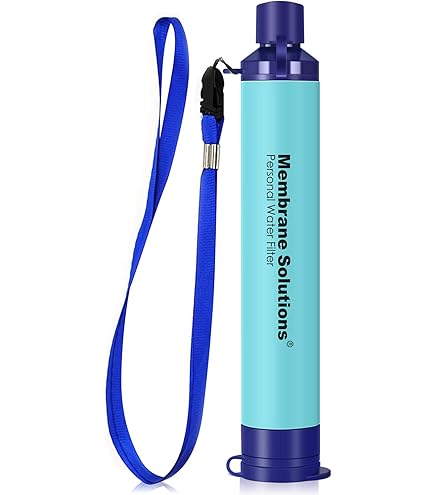Paille Filtrante à Eau Membrane Solutions WS02 - 4 Étapes, 0,1 Micron, 5000L, Pour Randonnée, Camping, Survie - 2