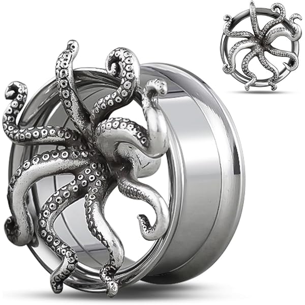 Lot De 12 écarteurs D'oreille En Acier Inoxydable 6mm - Design Confortable Pour Piercing
