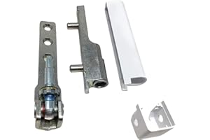 SRB SI Aubi Siegenia EW001 EW 001 Kit de réparation de charnière en bois et plastique Blanc 2 avec capuchons