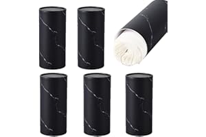 Djowyh Runde Taschentuchboxen fürs Auto,Zylinder-Taschentuchboxen - Kfz-Getränkehalter, Taschentuchhalter - 6 Kanister/300 Taschentücher, Auto-Taschentuch-Zylinder, Taschentuchhalter für Fahrzeuge,