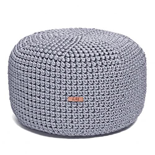 Handmade crocheted pouf/ottoman SALUT Amazon.co.uk Handmade Products