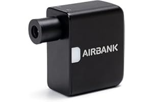 AIRBANK Pompe à air de Pocket pour vélo électrique Mini compresseur de Batterie 97 g 100 psi Petite Pompe à vélo pour Tous Les vélos