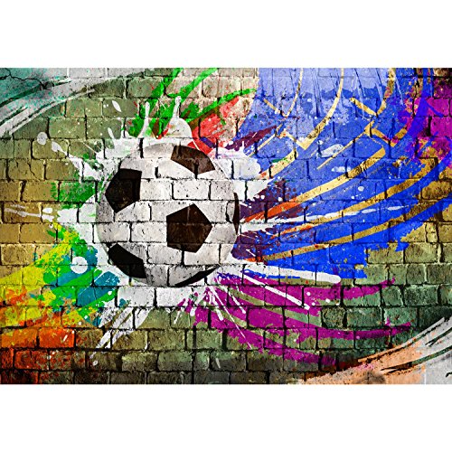 Vlies Fototapete ‚Fussball‘ 350×250 cm – 9021011c RUNA Tapete - 6