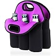 BTSKY 6 Bottles Insulated Neoprene Carrier Tote Carry Case Bag for Beer Baby Bottle Cans Drinks (Extra Thick)