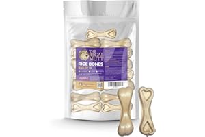 The Regal Mutt - Rice Bones for Dogs (Bag of 15)