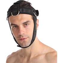 Arnés Para Entrenamiento De Cuello - Ajustable, Nylon Y Metal, Fortalece Músculos Del Cuello Y Hombros
