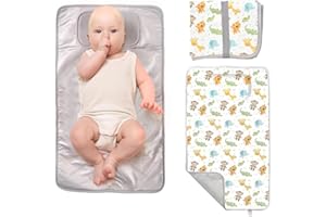 TENDS Fasciatoio Portatile Neonato - Fasciatoio Pieghevole e Impermeabile per Viaggio como Neonato Accessori Utili - Regalo Nascita Perfetto per Bimbo e Bimba - Fasciatoio neonato portatile