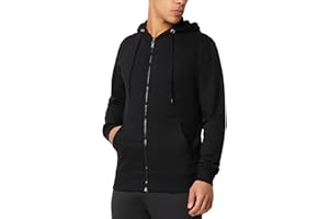 FM London Hoodie mit Reißverschluss für Herren - Kapuzenpullover mit Reißverschluss Ideal für Freizeit und Sportbekleidung