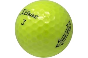 Titleist LostGolfBalls - 24 Yellow Golf Balls Tour Speed Conditions, Model of the Year 2023, as New Quality, No Logos, No Player Marks, Recycled Golf Balls