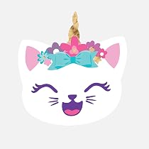 RoomMates RMK5179GM Like Nastya Unicorn Cat Giant Peel and Stick ...