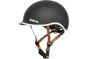 OnBros Bike Helmet for Men and Women, Cycle Helmet Adjustable Scooter Skateboard Bike Commuter Lightweight Helmet, Urban Bicycle Helmets Size 56-61CM