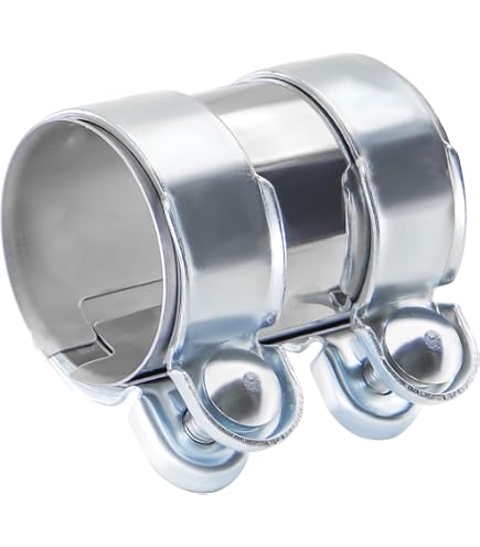 Shop Universal Parts: Pipe Connector, Exhaust System Double Clamp 52 Mm 125 Mm Steel Shop Universal Parts: Pipe Connector, Exhaust System Double Clamp 52 Mm 125 Mm Steel