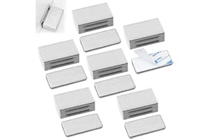 TAIPINTEE Magnetschnäpper Stark 6 Stück, Tür Magnet Selbstklebend, Magnetverschluss für Schranktüren, Starke Schubladen-Magnetverschlüsse, Möbel Schrankmagnete, für Küchenschrankmagnete zum Schließen