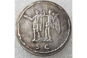 YunBest Moneda romana antigua - Mejor colección de monedas antiguas - Rey filósofo - Monedas del Imperio Romano - Moneda conmemorativa de la suerte - Descubre la historia de las monedas