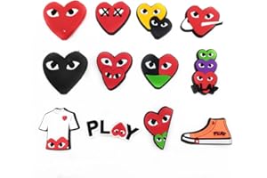 JTAILHNE Charmes de Chaussure de PVC Dessin animé Compatible avec les chaussures Crocs,Bracelet Shoes Decor La date de naissance Party Cadeaux Kids Des adultes