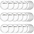 TIMESETL 30pcs Pin Button Design Badge, 6cm Clear Button Craft Badges Kit, Clear Button Pin Badges for DIY Crafts and Children's Paper Craft Activities and More