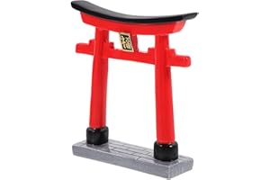 Toddmomy Miniature Porte Torii Japonaise en RéSine - DéCoration Mystique pour Maison Et Jardin, ModèLe De Sculpture pour Aquarium, Cadeau Unique De Bonne Fortune