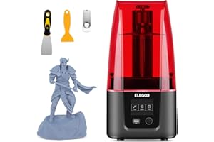 ELEGOO Mars 3 Impresora 3D de Resina con LCD Monocromática Ultra 4K de 6,66 Pulgadas Mayor Resolución y Gran Volumen de Impresión, Tamaño de Impresión 143x 89x175 mm