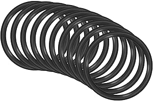 QUARKZMAN Nitrile Gomma O-Ring 55mm x 47mm x 4mm Guarnizioni di Tenuta Anelli Rubinetti Rotondo Guarnizione Rondella per Rubinetto Idraulica Riparazione Sigillatura Connessione, 10 Pezzi