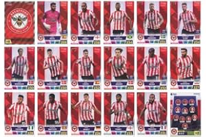 GENERIC PANINI ADRENALYN XL Premier League 2023 Full 18 Card Team Set Brentford