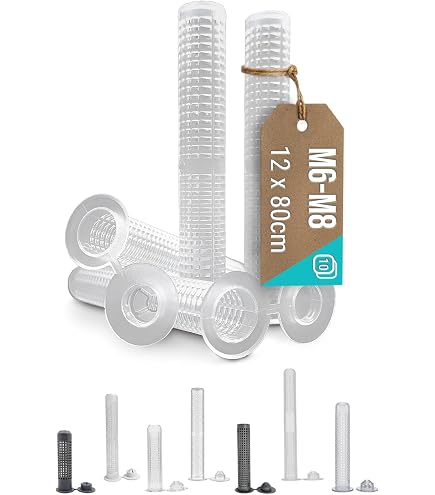 6 Stück M10 Gewindestange Aus Edelstahl 304, Länge 200 Mm, Vollgewinde, Steigung 1,5 Mm, Für Heimwerken Und Industrie – Robust & Rostfrei