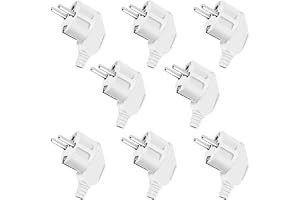 Schuko-kontakt eurokontakt strömkontakt vinkelkontakt jordad kontakt för 8–10 mm kabel för hushållsapparater små apparater vi