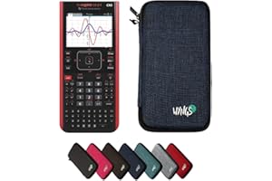 CALCUSO TI-Nspire CX II-T CAS con Custodia Protettiva WYNGS inclusa Blu - Calcolatrice Grafica - Pacchetto Base