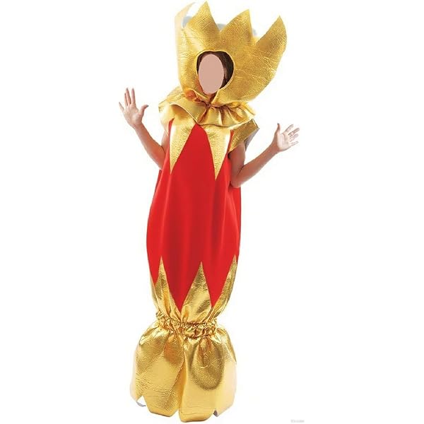 christmas cracker fancy dress Red Unisex Christmas Cracker Fancy Dress Costume
