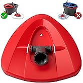 Replacement Spin Mop Head Base Compatible with Vileda Turbo 2 in 1 Triangular Rotating Mop Head Disc for Turbo Smart/EasyWrin