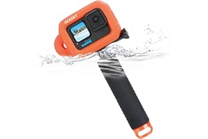 SEASKY Funda flotante para esnórquel y mango flotante, kit de accesorios para GoPro Hero 11/10/9, cámara deportiva de acción negra