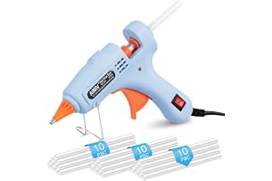 Ainiv Smältlimspistol 30W, med 30 limstavar (7 mm x 150 mm)