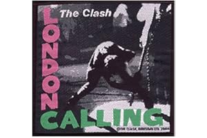 RAZAMATAZ The Clash London Calling Officiel Patch (10Cm X 10Cm) Size Accessory Size